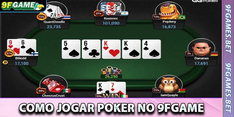 Como Jogar Poker no 9fgame