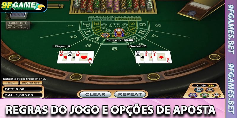 Regras do Jogo e Opções de Aposta no Baccarat Online